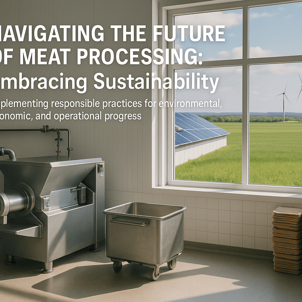 Navigating the Future of Meat Processing: Embracing Sustainability in the Industry