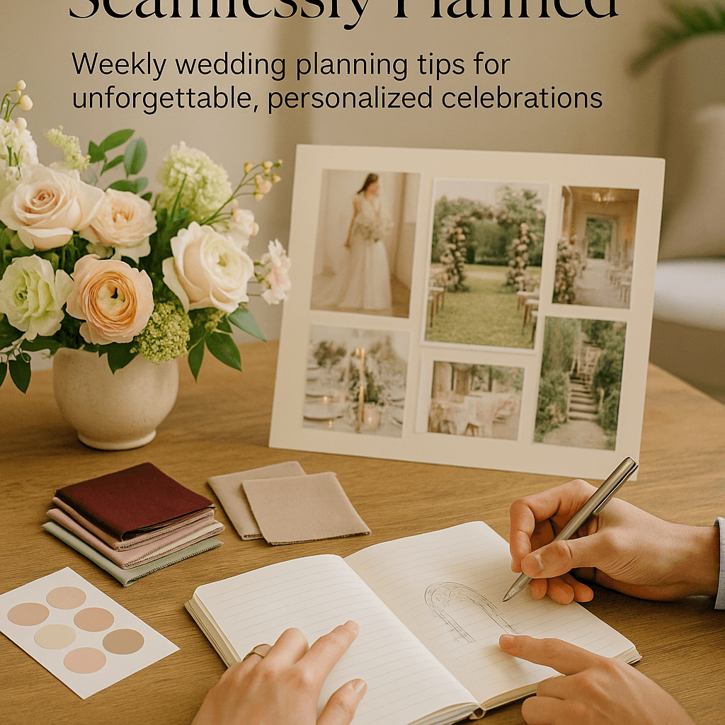 Your Dream Wedding, Seamlessly Planned: Essential Weekly Wedding Planning Tips from Kairos Events
