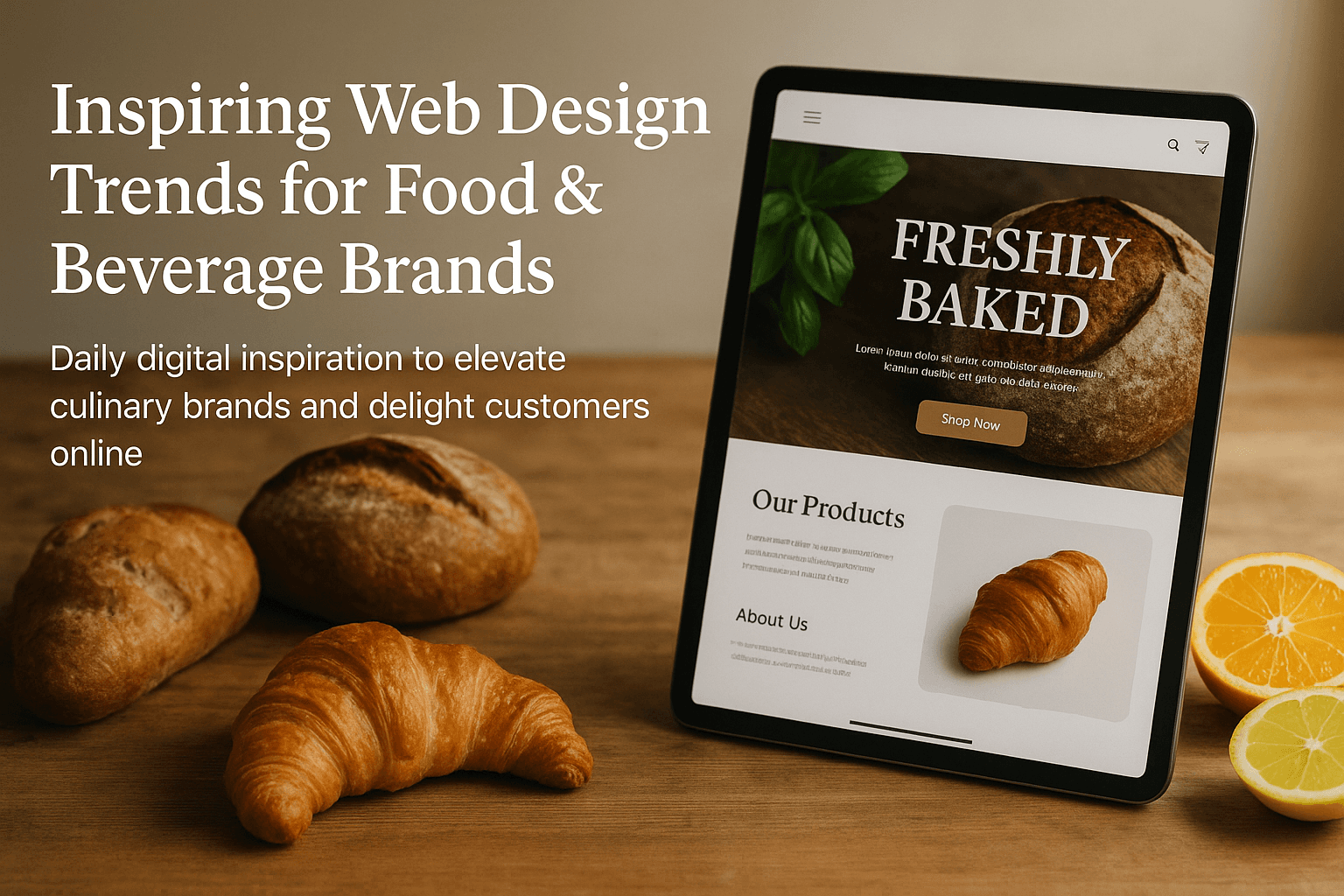 Inspiring Web Design Trends for Small and Medium-Sized Food & Beverage Brands: Daily Design Inspiration from Lecker Manchmal